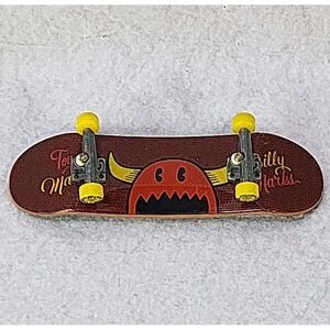 Vintage Tech Deck Toy Machine Billy Marks Yellow Orange Devil Save It Graphic